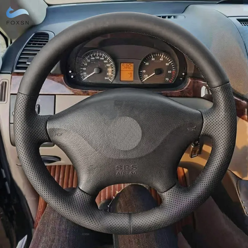 Кожаный чехол на руль для Mercedes Benz Vito 2010-2015 Viano W639 2006-2011