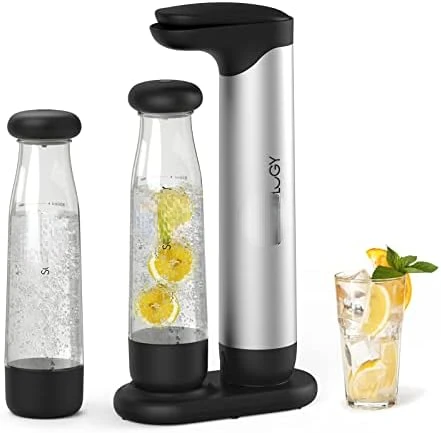 

Water Maker with Two 1L BPA-Free Reusable Carbonating Bottles (CO2 Cylinder Not Included) Mini portable blender Juicer Kitchen B