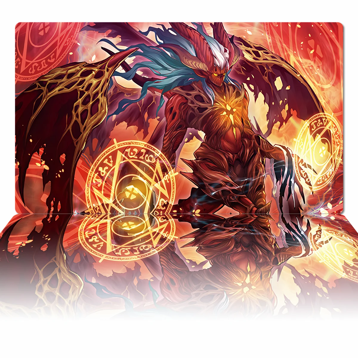 

YuGiOh Playmat Invocation TCG CCG Board Game Trading Card Game Mat Custom Anime Mouse Pad Rubber Desk Mat Zone Free Bag 60x35cm