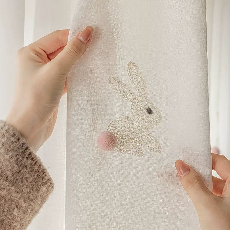 Занавеска для детской комнаты Little Flower Rabbit