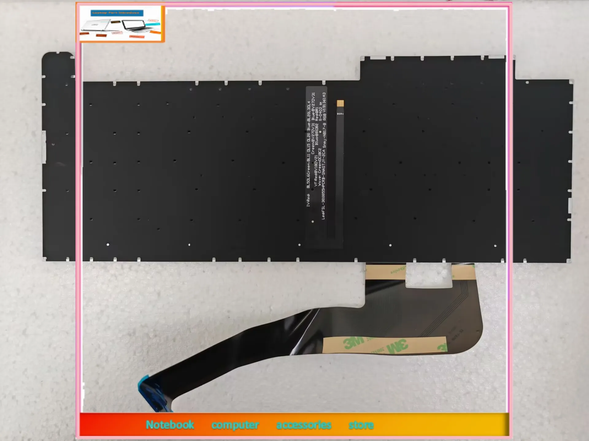 Фото Испанская клавиатура для ноутбука с подсветкой для Asus TUF Gaming F15 FX506 FA506 FA506 Q FX506L FA506U FX706 FA706 №2