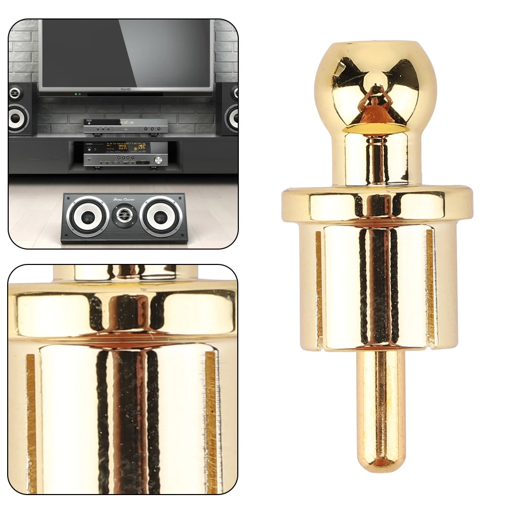 Заглушки RCA с золотым/родиевым покрытием 1/8 шт