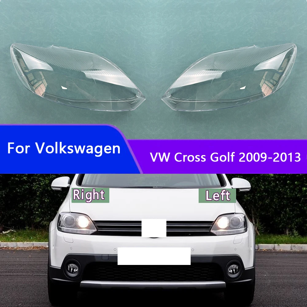 Прозрачный чехол для передней фары Volkswagen VW Cross Golf 2009-2013 замена оригинального