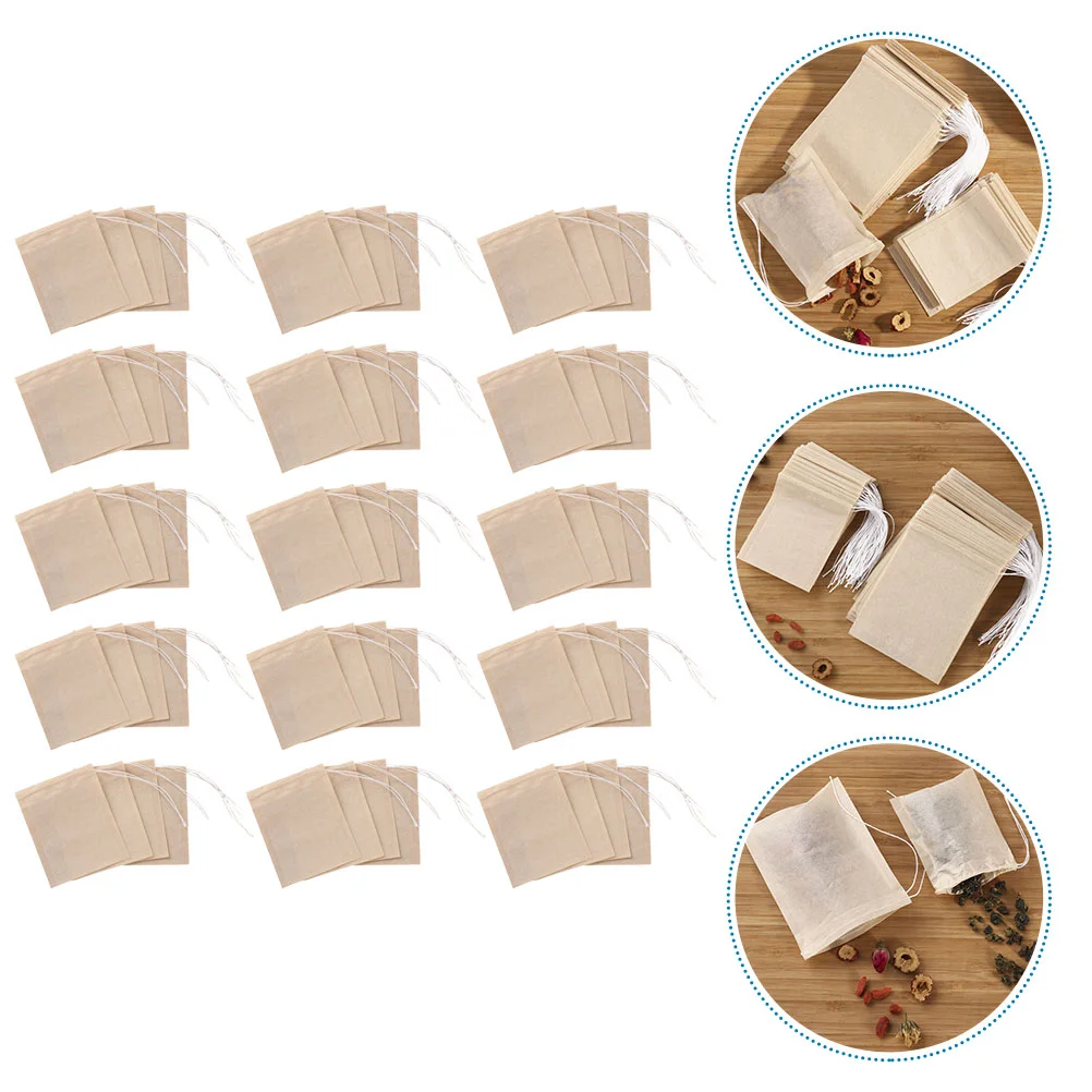 

200pcs Disposable Tea Bags Paper Tea Bags Tea Filter Bag Tea Filter Pouches Empty Disposable Tea Filter Bags