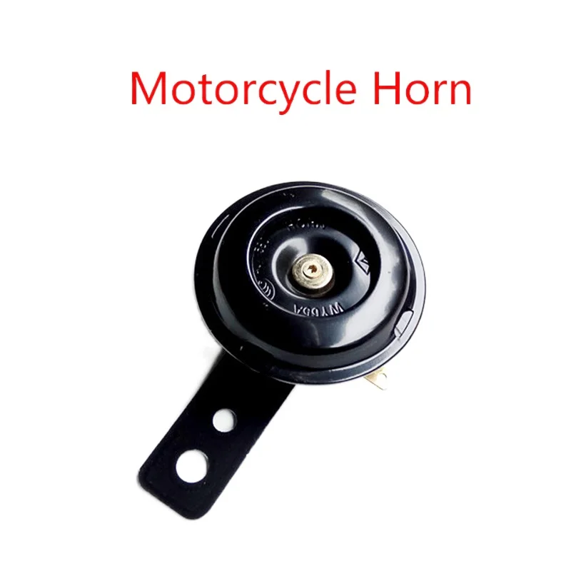 

Universal Motorcycle Electric Horn Kit 12V 1.5A 105db Waterproof Round Loud Horn Speakers for Scooter Moped Dirt Bike ATV