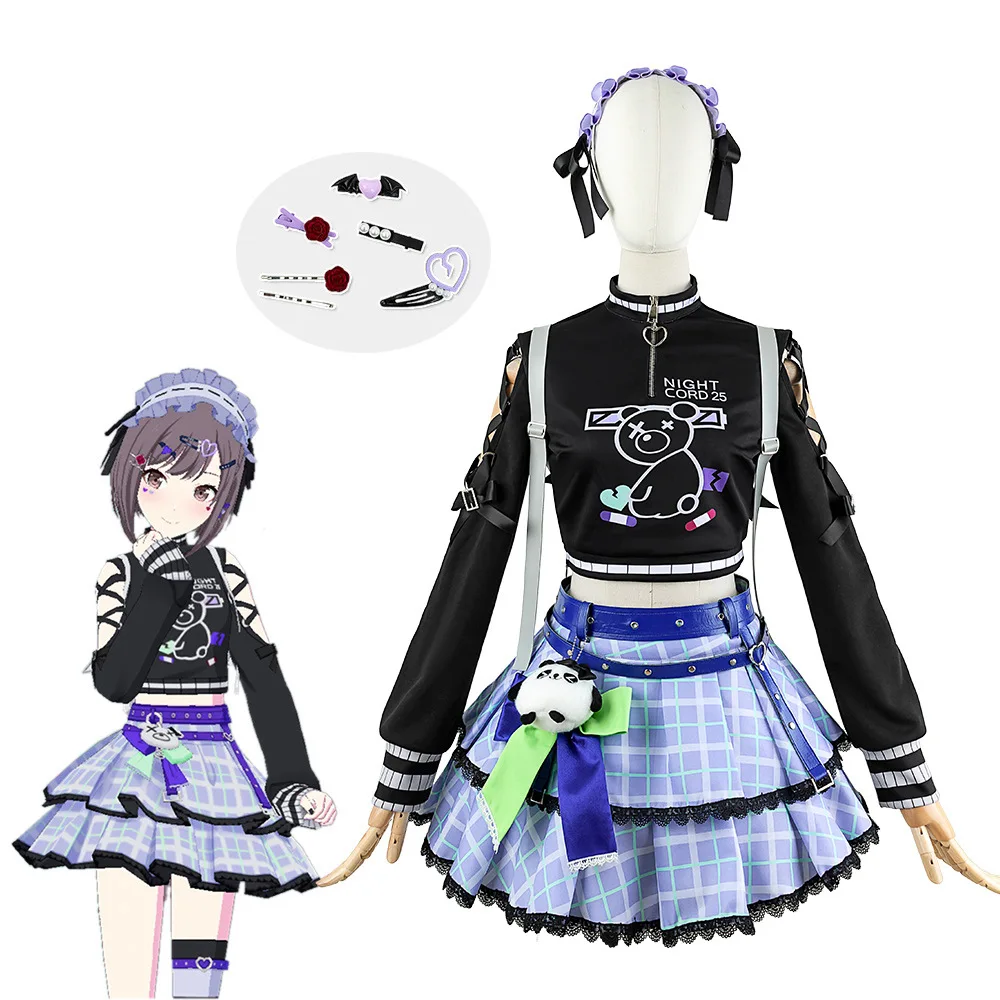 

Project Sekai Colorful Stage Feat 25:00 At Nightcord Shinonome Ena Outfits Anime Halloween Carnival Cosplay Costumes Gift Suit