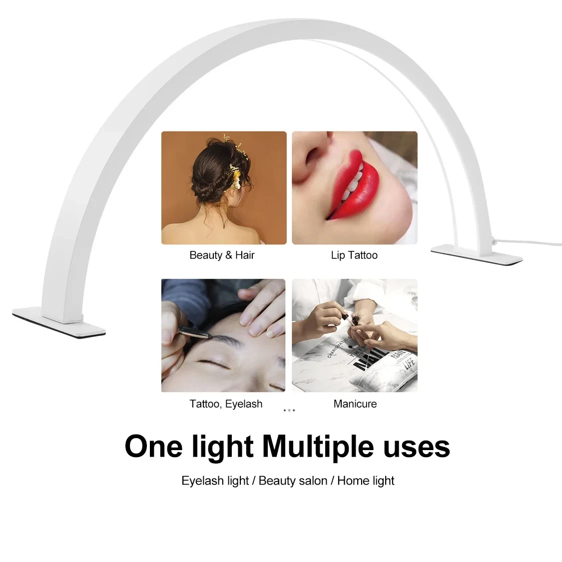 Новое поступление двухцветные полукольца для красоты заполняющие Луну ресницы