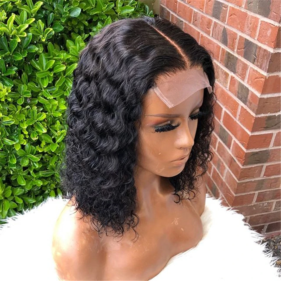 180%Density 26Inch Long Kinky Curly Synthetic Lace Front Wig For Black Women With Baby Hair Heat Resistant Fiber Daily Wear Wigs