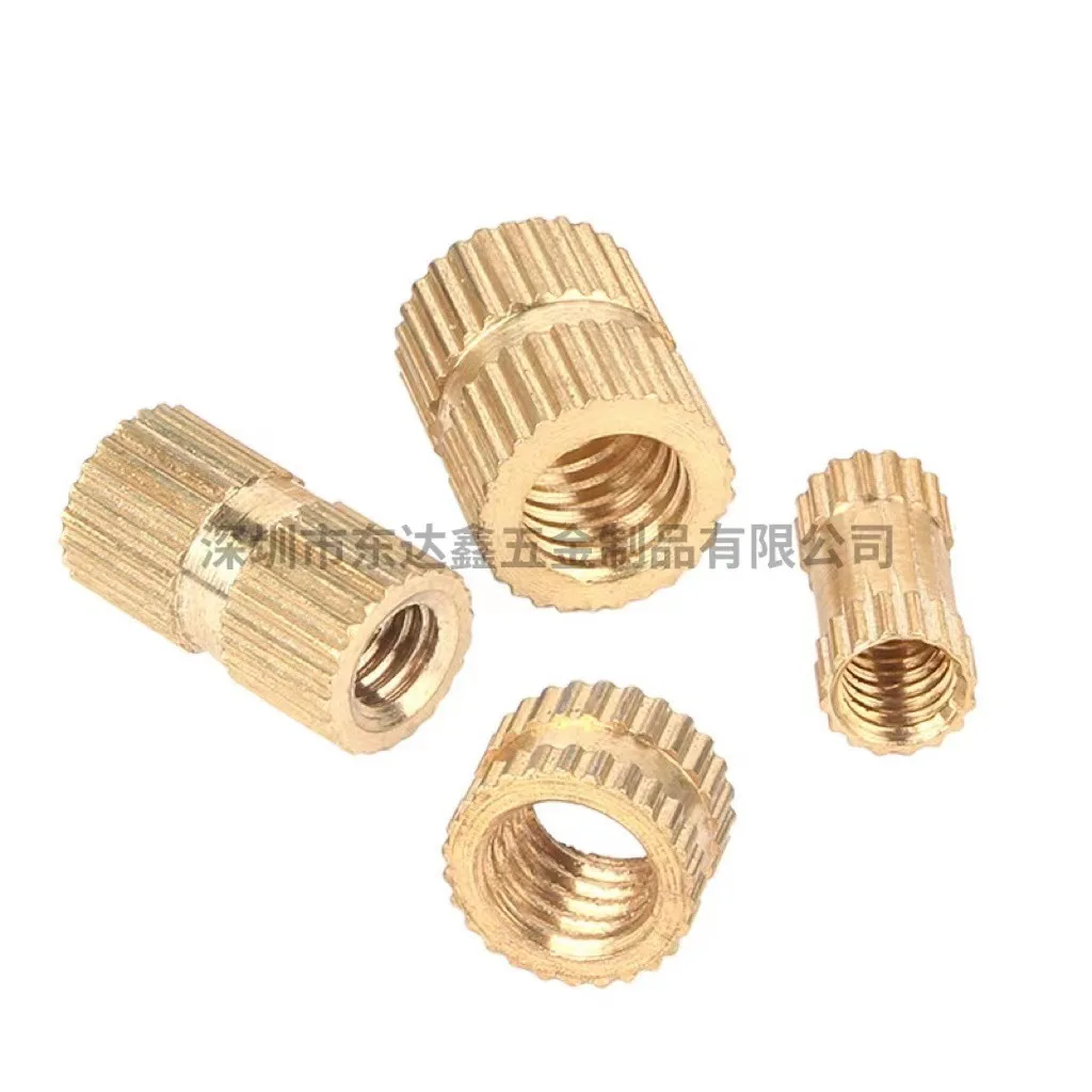 Медные цветочные роликовые детали инкрустированные диаметром / медные гайки для