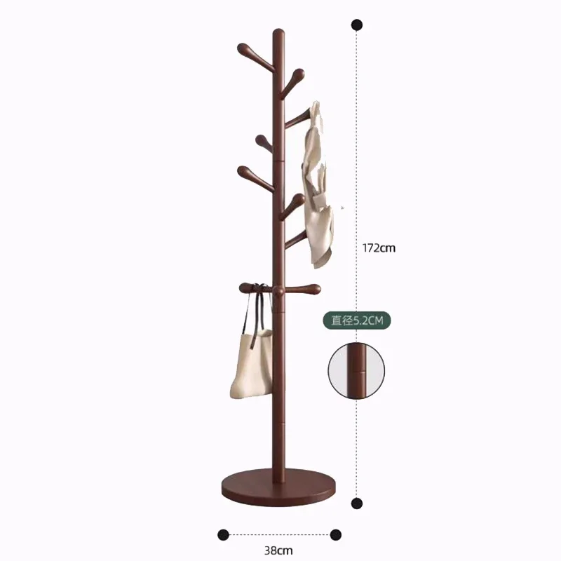 Полка итальянского дизайна вешалки для одежды деревянный напольный органайзер