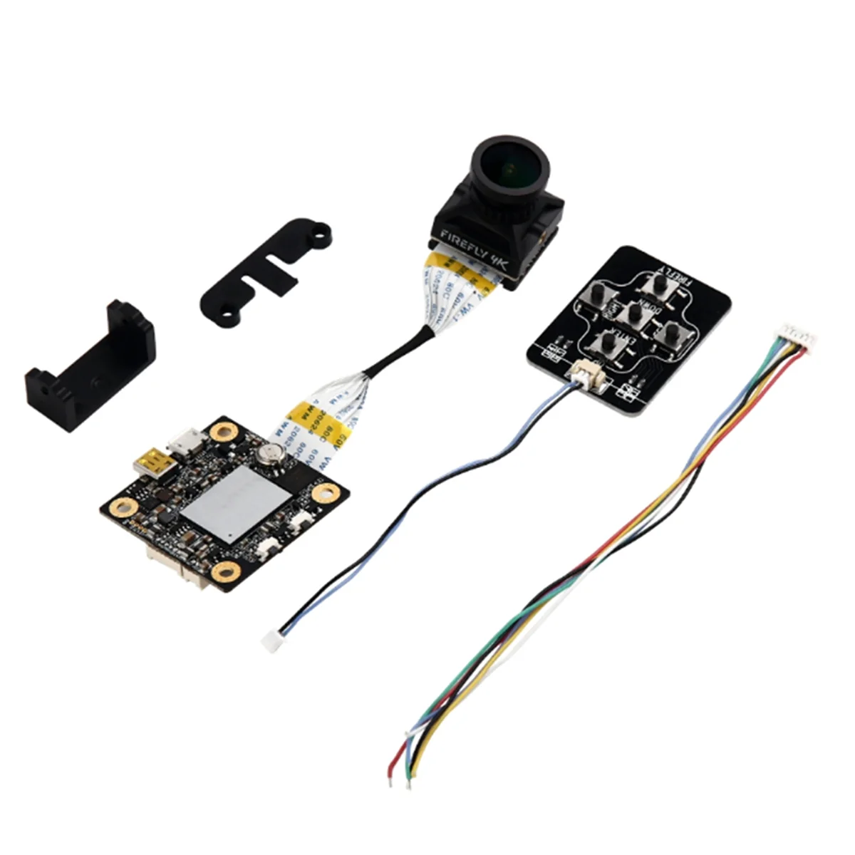Для Firefly Split 4K V4 /NakedCam 170 DVR 7-24V Gyroflow Поддержка 8-64G -SD для Rc FPV гоночного дрона