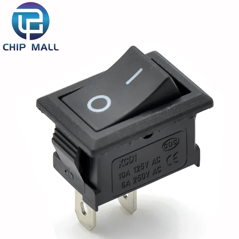 10 шт. XL601-101 2 Feet Gears 250V6A/125V10A KCD1-1 выключатель типа лодки 15 х21 мм