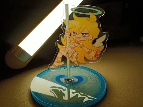 Акриловая подставка для трусиков и чулок, вращающаяся фигурка аниме