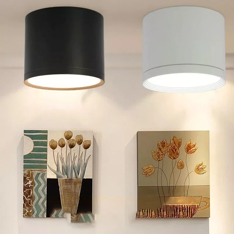 

NEW Surface Mounted dimmable LED downlight 5W 7W 9w 12W 15w 18W24wLED ceiling spotlight AC85~265V LED surface light indoor ligh