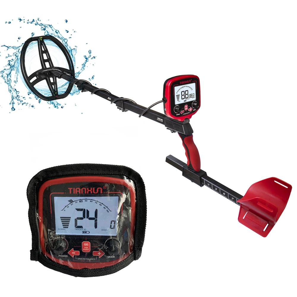 

Professional Underground Metal Detector TX-850 Deep Search Gold Detector TX-850L with backlight Treasure Hunter Finder Scanner