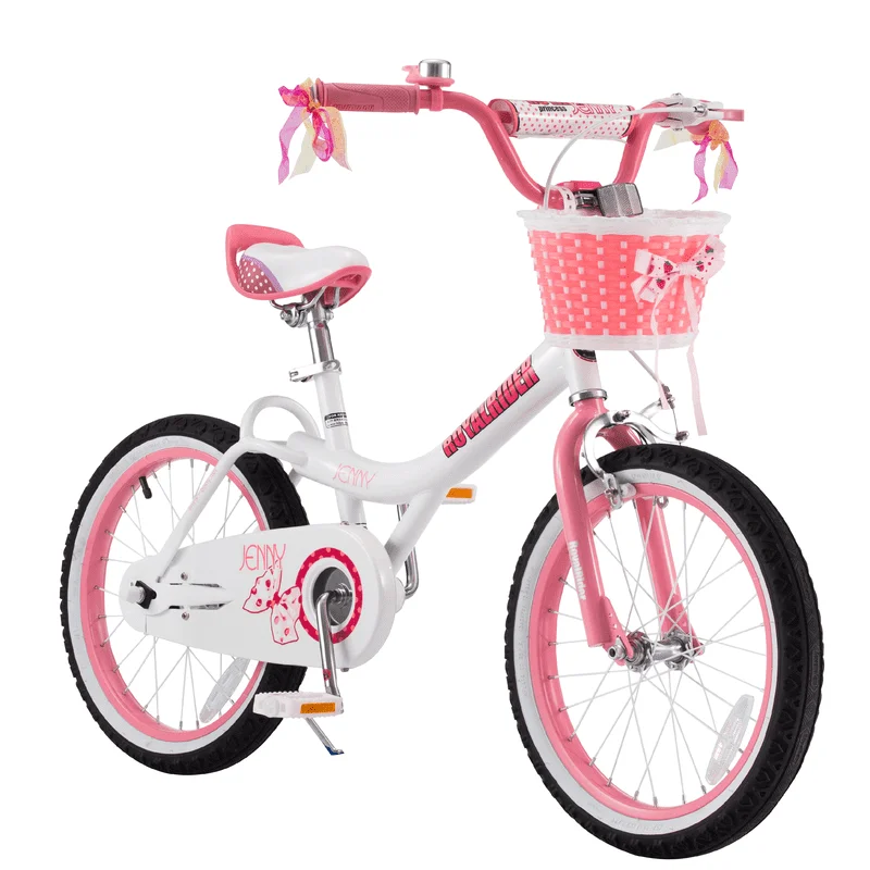 

Princess 18 inch Girl's Bicycle, White & Pink