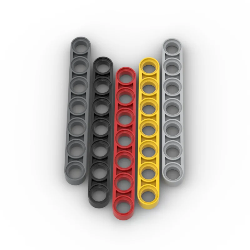 Радужная свинка MOC частицы 32065 58486 высокотехнологичный Луч 1x7 подъемник тонкие