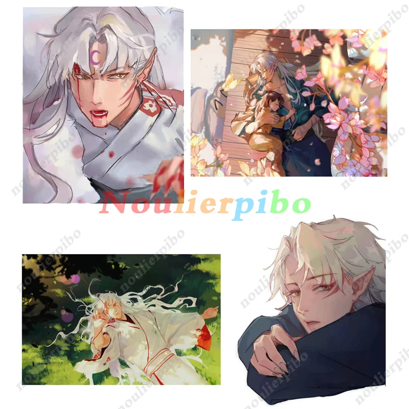 

Cartoon Decal せっしょうまる りん Anime Character Sesshomaru Inu Demon Sexy Suit Handsome Guy Laptop Sticker Car Vinyl Decal