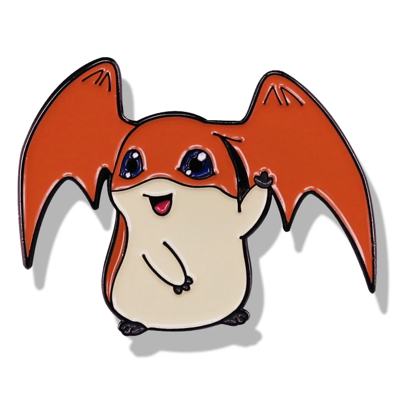

Digimon Adventures Patamons Angemons Brooch Enamel Pin Brooches Metal Badges Lapel Pins Denim Jacket Jewelry Accessories Gifts