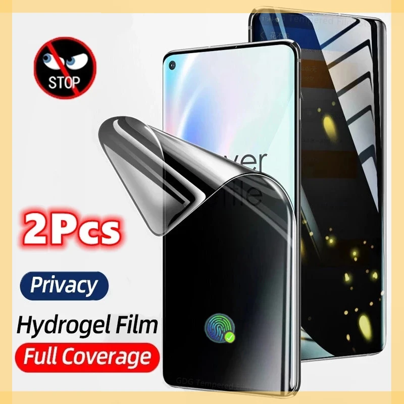 

1-2Pc Anti Spy Hydrogel Film for Samsung S21 S20 S22 Note 20 Ultra Note10 9 S10 Plus S20 Fe S9 S8 Plus Privacy Screen Protector