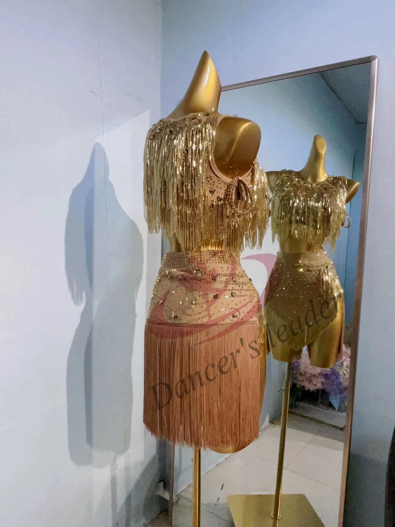 Платье для латиноамериканских танцев высококлассное индивидуальное