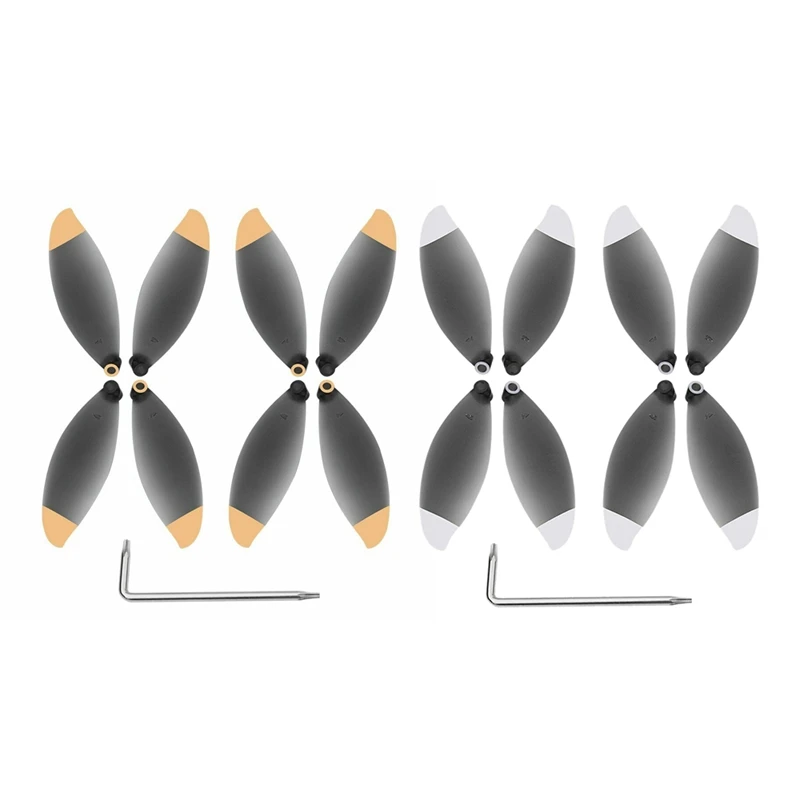 

Top Deals 16Pcs Propeller Props For Parrot Anafi Drone Replacement Blade Wing Fan Accessory(Black And Gold & Black And White)