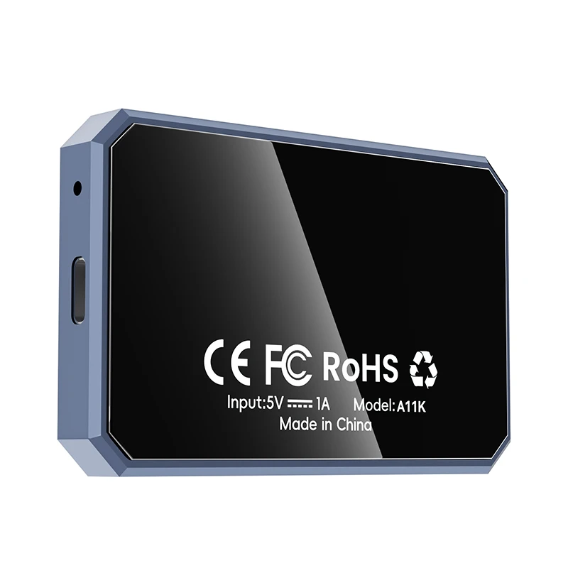 Фото Новый серо-оранжевый серебристый Android 13 CarPlay AI Box: Беспроводной Android Auto, мультимедийный стриминговый бокс для автомобиля №3