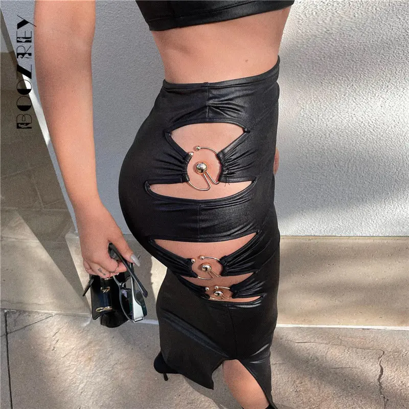 BoozRey Fashion Sexy Hollow Out Low Chest V Neck Halter Jumpsuit Women Spring Summer Streetwear Sports Fitness Tracksuit Romper