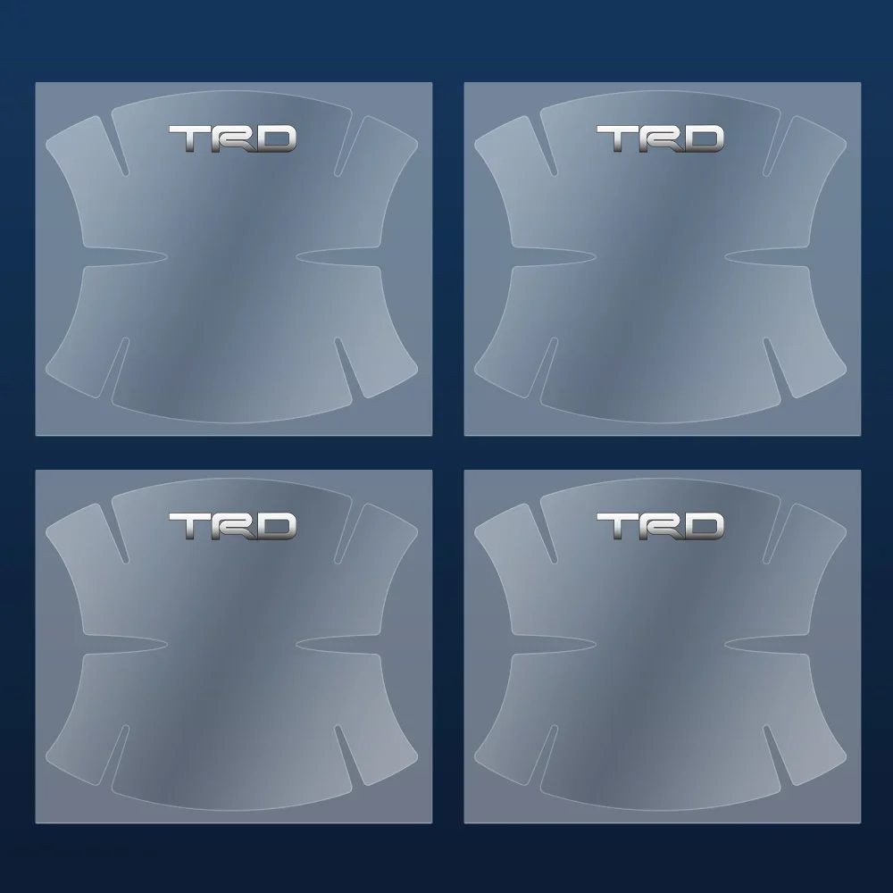 

Прозрачная защитная пленка для дверной ручки автомобиля, наклейка с логотипом дверной чаши для Toyota Corolla Cross Chr Rav4 Crown Avensis Aygo Raize