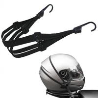 60cm universal motorcycle helmet holder straps moto net motocross accessories hooks luggage retractable elastic rope fixed strap