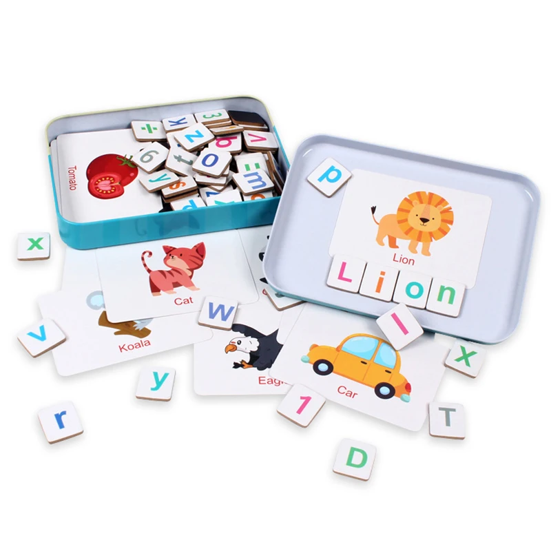 Pаспродажа Магнитная головоломка АЛФАВИТ Правописание простые цифры расчет детская железная коробка обучающая игрушка Монтессори детские подарки Цена Магнитная головоломка АЛФАВИТ Правописание простые цифры расчет детская железная коробка обучающая игрушка Монтессори детские подарки