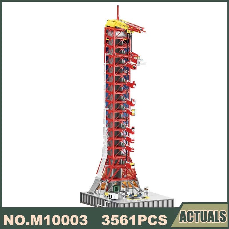 

Apollo Saturn V Launch Umbilical Tower Space Shuttle Expedition Sets Building Blocks City Toy J79002 M10003 21309 37003