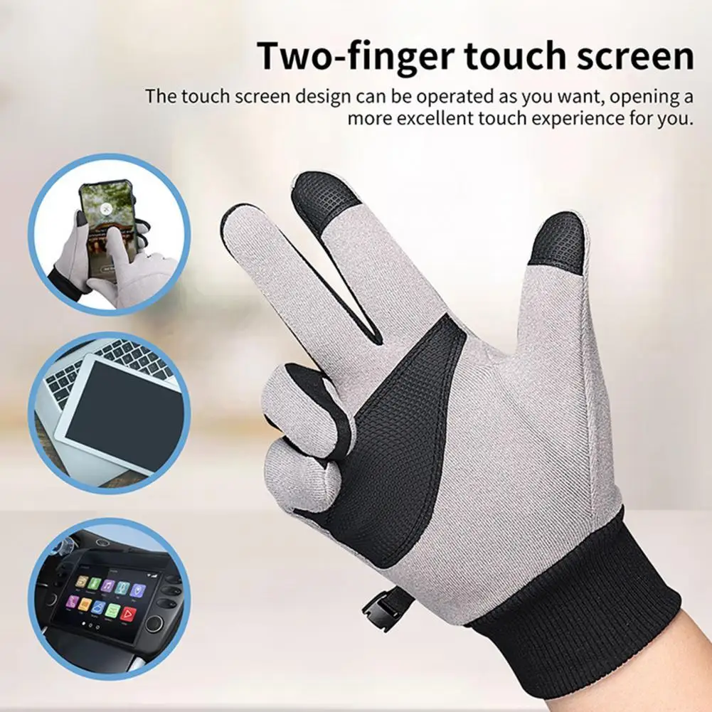 

Shockproof 1 Pair Fashionable Wear Resistant Cycling Sport Gloves Unisex Cycling Gloves Warm for Cycling