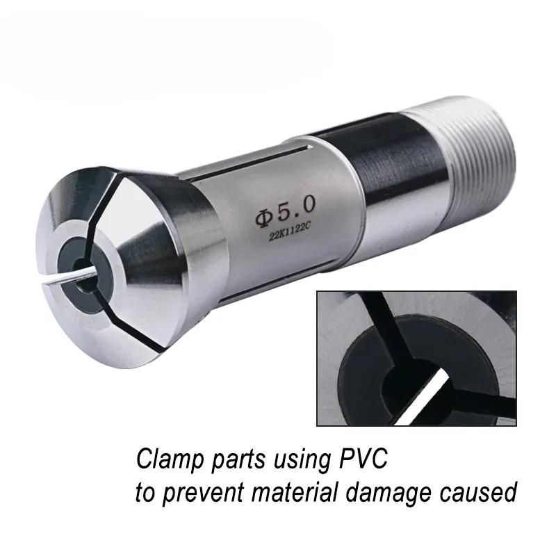 ПВХ Цанга для меди или мягкого материала токарные Цанги с полимерными вставками