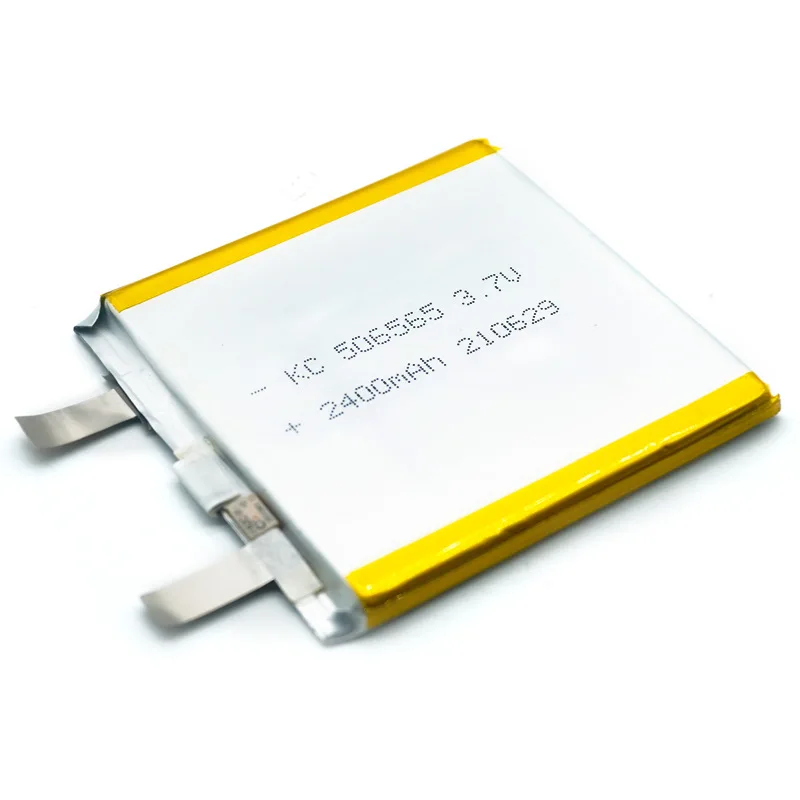 

3.7V 2400mAh 506565 056565 Lithium Polymer Rechargeable Cell Battery for Intelligent Door Lock Electronic Photo Frame Battery