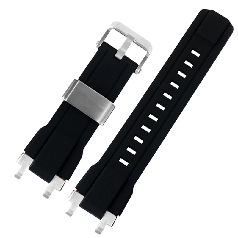 Rubber Watch Strap For Casio G-SHOCK MTG-B1000 G1000 MTGB1000 Fashion Durable Silicone watchband Concave port Men's Sports Strap
