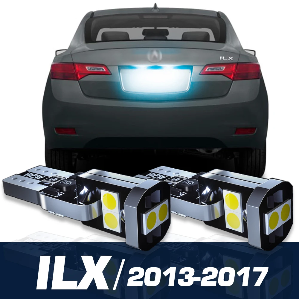 

2pcs LED License Plate Light Canbus Accessories For Acura ILX 2013 2014 2015 2016 2017