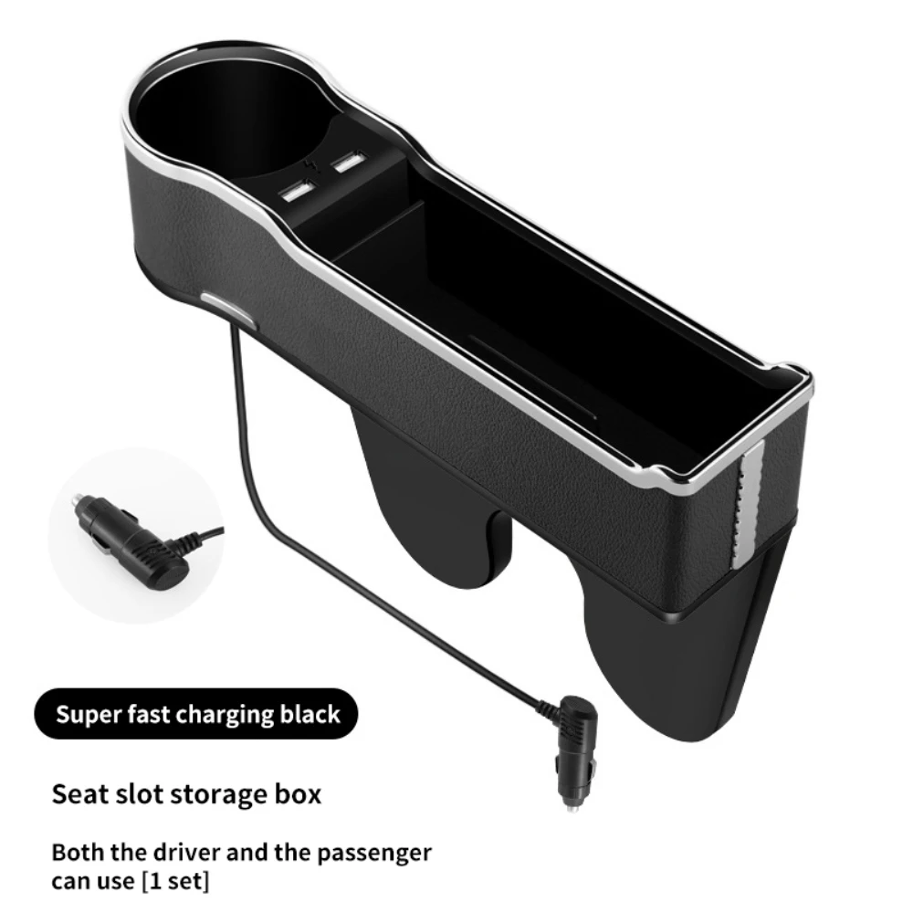 

Многофункциональный автомобильный наполнитель для зазора на сиденье автомобиля, быстрая зарядка Usb Qc3.0, автомобильные инструменты для хранения с держателем для телефона, устанавливаемый за секунду