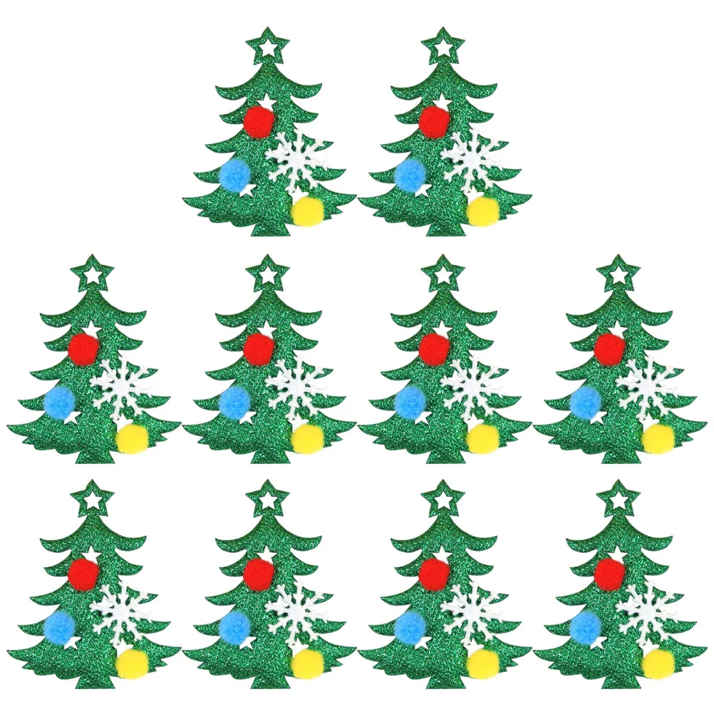 

Christmas Tree Xmasdiy Material Ornament Bag Pendant Casedesserts Craft Gift Candy Decor Box Hair Barrettes Crafts Clip Charms