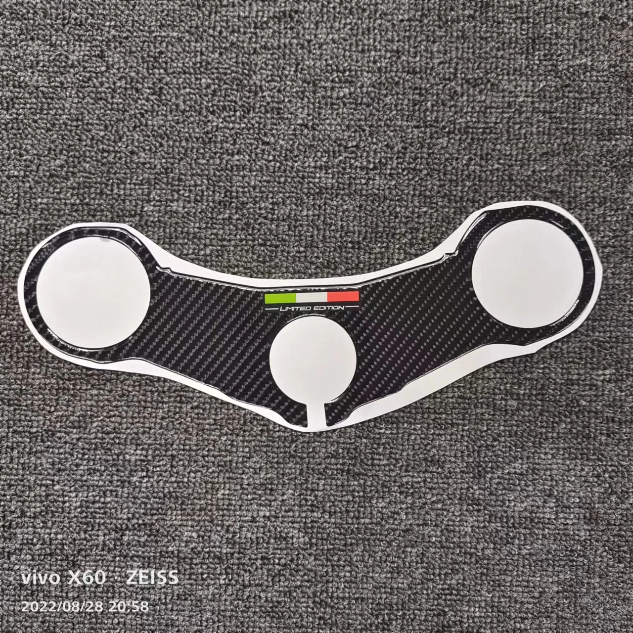 Наклейка на мотоцикл из углеродного волокна для DUCATI 848 1098 1198 1098S передняя вилка