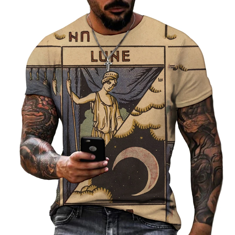 Мужская футболка с изображением статуи Свободы в стиле древней греческой