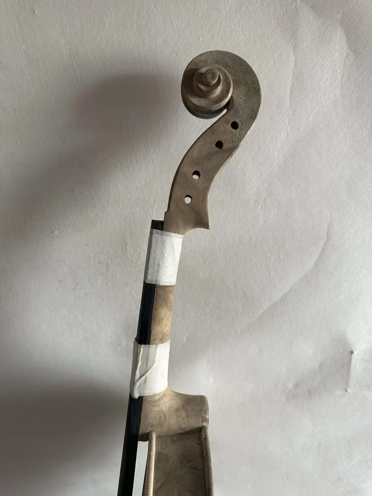 4/4 скрипка без лакировки птичий глаз Кленовая древесина задняя сторона старой