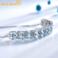 sace gems 100 925 sterling silver sky blue topaz gemstone charm bracelet for women fashion fine jewelry party wedding gift