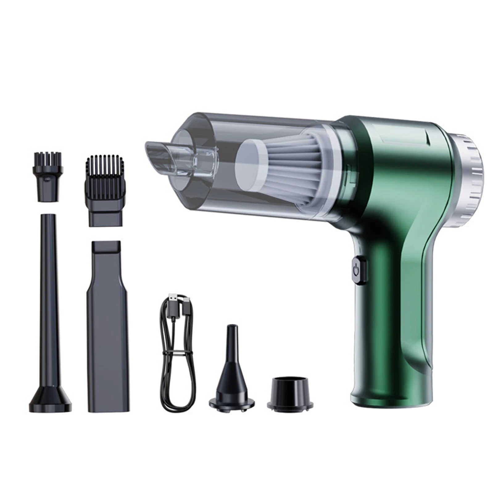 Беспроводной ручной мини-пылесос для автомобиля 11000 па 4 в 1