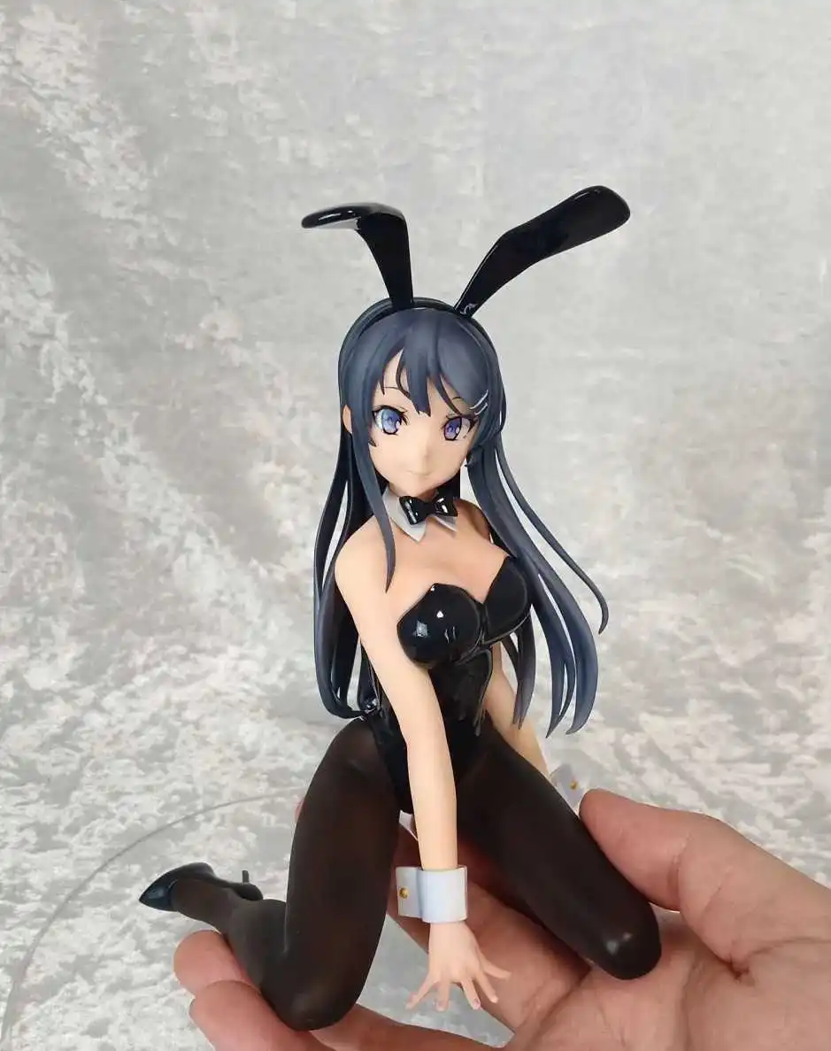 

1/7 kneeling Bunny Girl Anime Uncolored Resin Figure Kit Sakurajima Mai Unpainted Garage Resin Kit Model GK