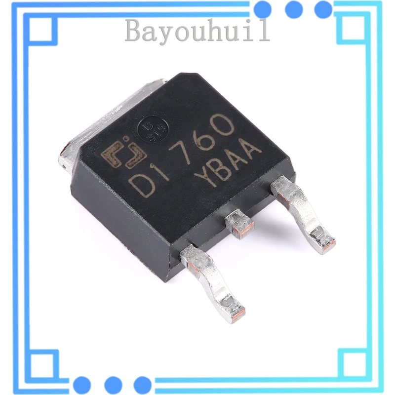 

10PCS Original authentic 2SD1760 TO-252-2 50V 3A NPN transistor triode