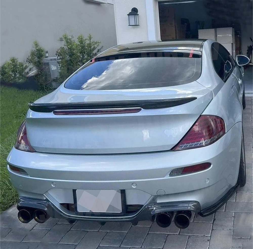Задний спойлер из углеродного волокна крылья багажника для BMW 6 серии E63 E64 M6 2006-2010