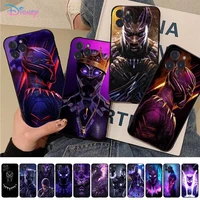 marvel black panther phone case for iphone 11 12 pro xs max 8 7 6 6s plus x 5s se 2020 xr cover