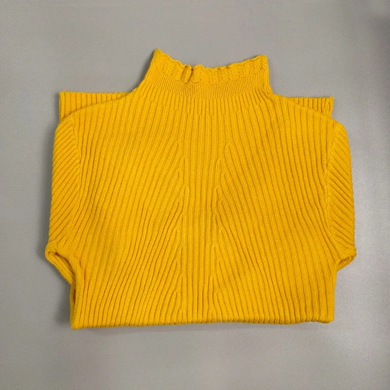 Винтажные вязаные свитера женские шикарные кружевные пуловеры с длинным рукавом