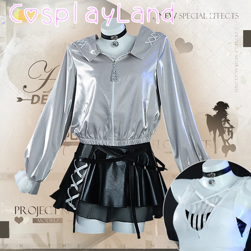 

Game Girls Frontline Project Neural Cloud Florence PA15 Cosplay Costume Valentine's Day Dress Halloween Carnival Uniforms Suit